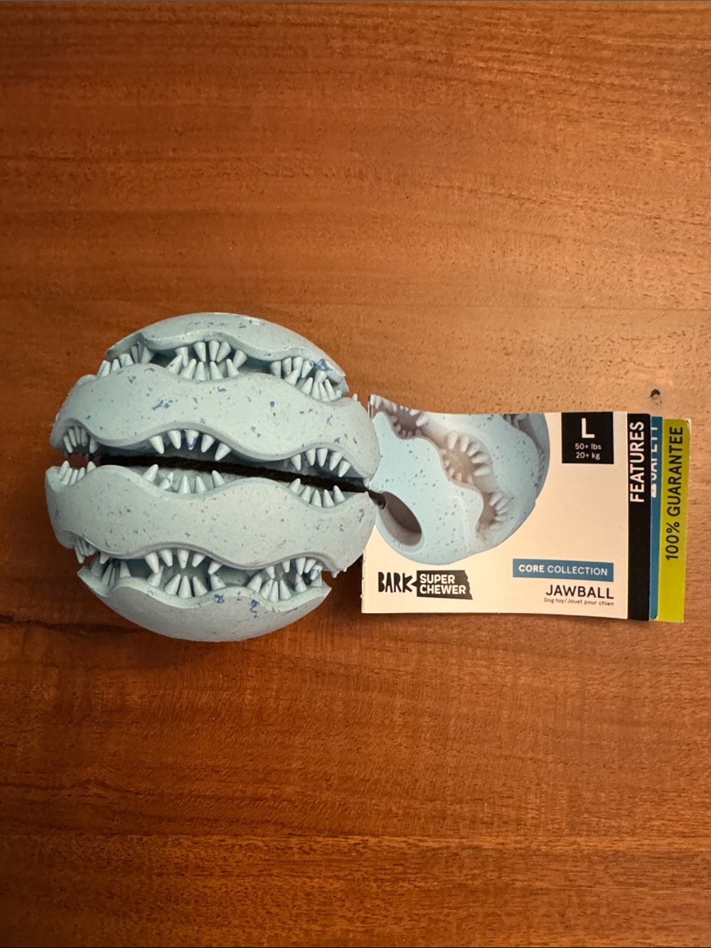 Bark Super Chewer Jawball Chew Toy